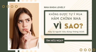 Vì sao không nên tự ý mua hàm chỉnh nha cho trẻ?