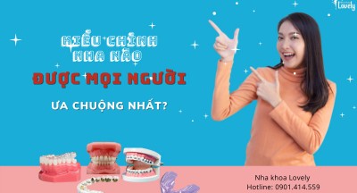 Kiểu chỉnh nha nào được mọi người ưa chuộng nhất?