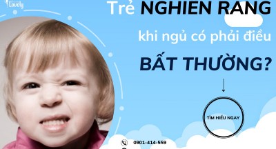 Trẻ nghiến răng khi ngủ có phải điều bất thường?