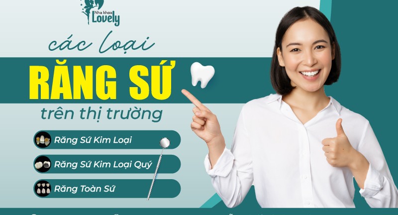 Các loại răng sứ trên thị trường