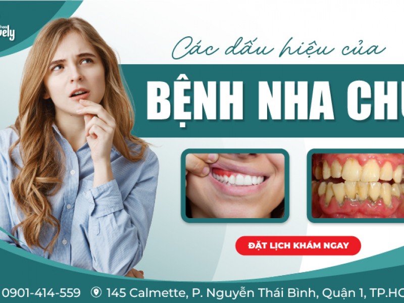 Các dấu hiệu của bệnh nha chu